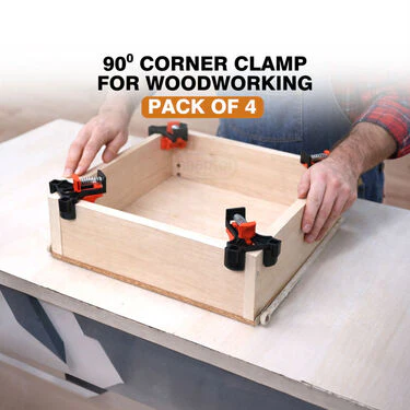 90 Degree Corner Clamp For Woodworking Pack of 4 (CW01)